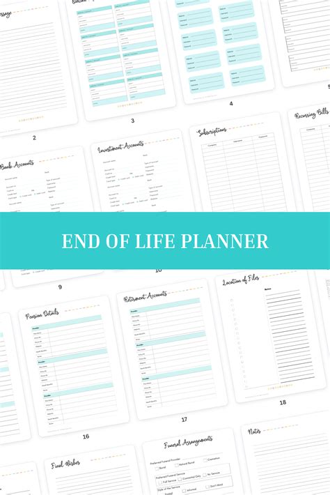 End of Life Planner [25 pages] – Addi Ganley
