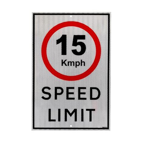 Reflective Speed Limit Sign for Outdoor Gates and Pole(Large) X(2 Pack ...