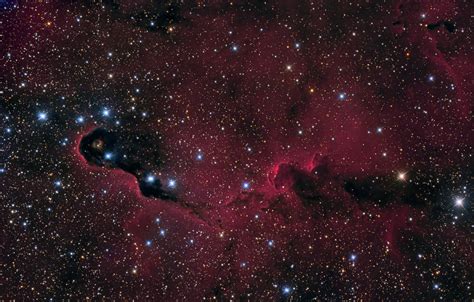 Wallpaper space, nebula, nebula, Elephant's Trunk for mobile and ...