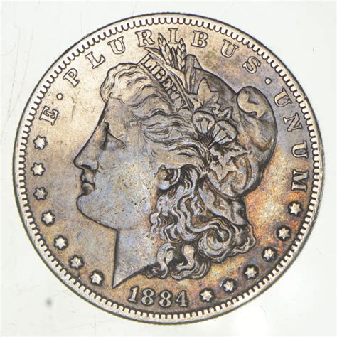 RARE - 1884-S Morgan Silver Dollar - Very TOUGH - High Redbook ...