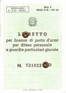 porto armi difesa libretto per licenza di porto d armi per difesa personale porto armi difesa libretto per licenza di porto d armi per difesa personale