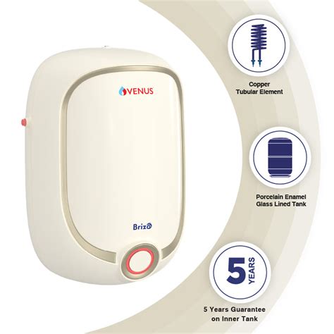 Buy Venus Instant Water Heater 3L Capacity 3B30 Brizo Sunshine Gold ...
