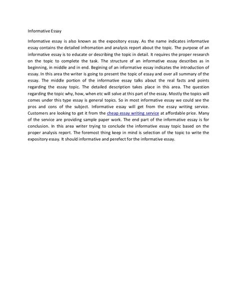 Image result for Informative Summary Examples