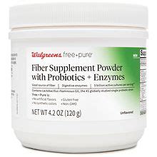 Walgreens Free & Pure Fiber Powder with Probiotics + Enzymes | Walgreens