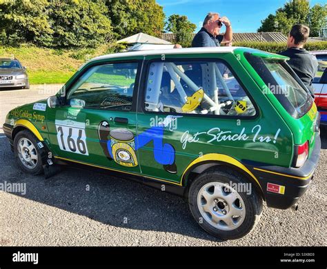 Rover Metro Rally Car with Lyle’s Golden Syrup Livery Stock Photo - Alamy
