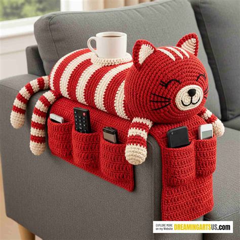 Cat Sofa Organizer | Handmade Crochet Styles You’ll Love