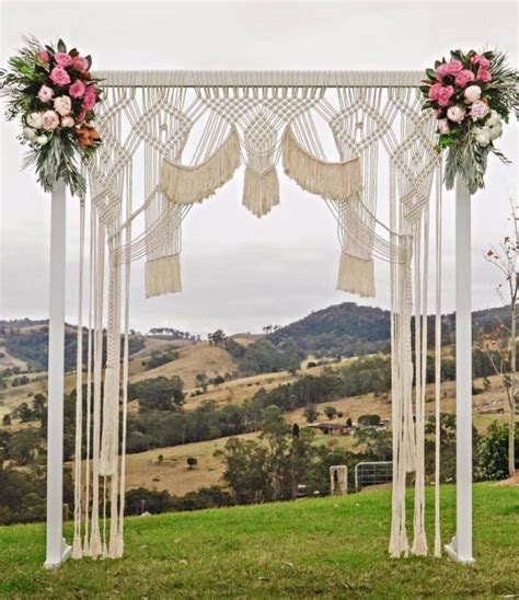 Image result for Macrame Wedding Backdrop Tutorial