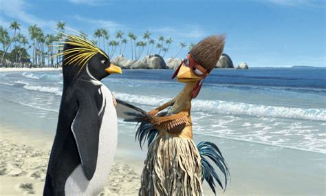 Download Surfer Surfing Beach Penguin Chicken Movie Surf's Up HD Wallpaper