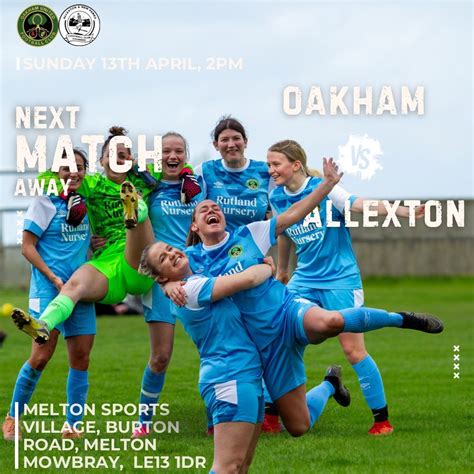 Oakham United Women vs Allexton , King Edward VII School, - Melton ...