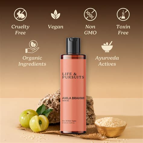 Amla Brahmi Hair Oil – Life & Pursuits