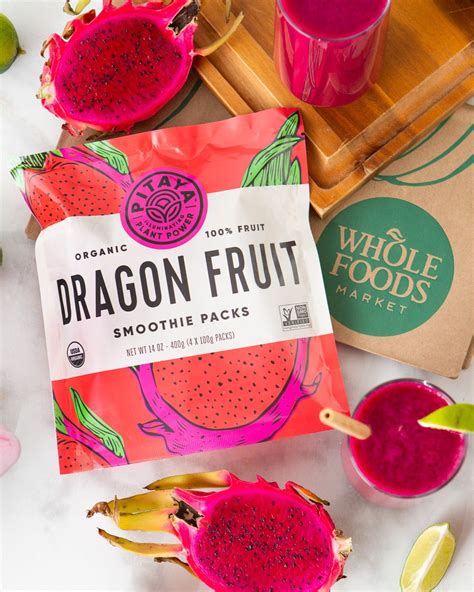 Organic Dragon Fruit | Fruit packaging, Dragon fruit, Frozen food packaging