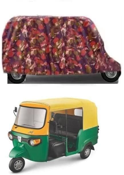 Edylinn Premium Water Repellent Auto Rickshaw Cover Compatible for All ...