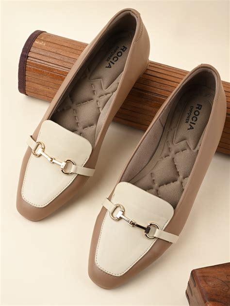 Empower By Rocia Taupe Women Buckled Work Wear Pumps