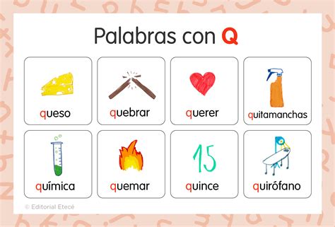 +100 Palabras con Q (con imágenes) - Lenguaje.com