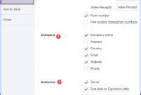 Image result for QuickBooks Invoice Header Layout