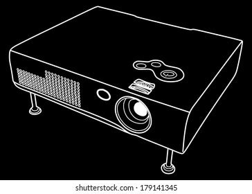 Image result for Projector Vector Back View