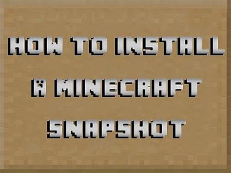Image result for Minecraft Snapshot Mode