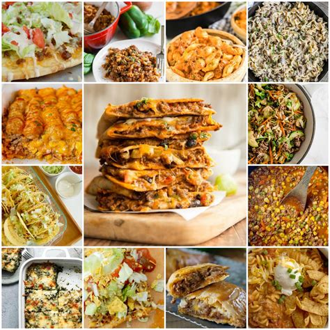25 Ground Beef Dinner Recipes | Ally's Sweet & Savory Eats