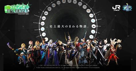 Evento de FINAL FANTASY en JR Yamanote Line - Un Friki En Japón