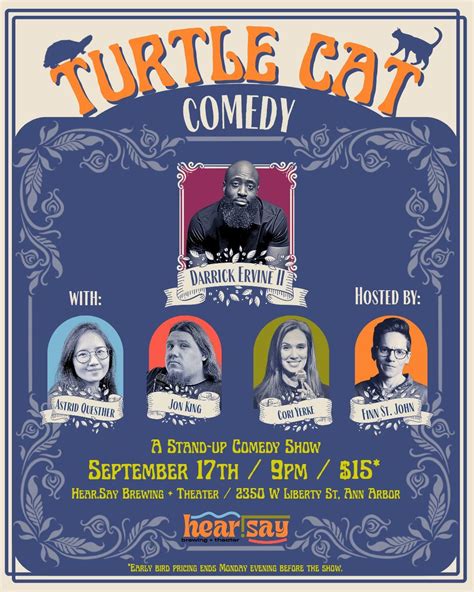 Turtle Cat Comedy, 2350 W Liberty St, Ann Arbor, MI, United States ...