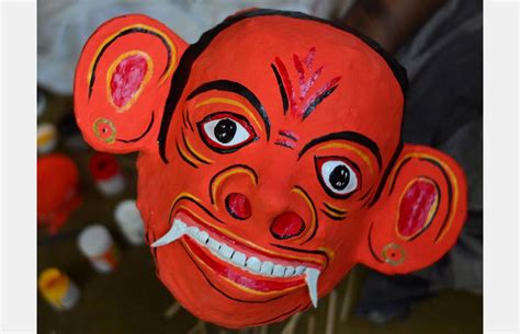 D'source Design Gallery on Bhaona Play Mask - Making - Making of the ...