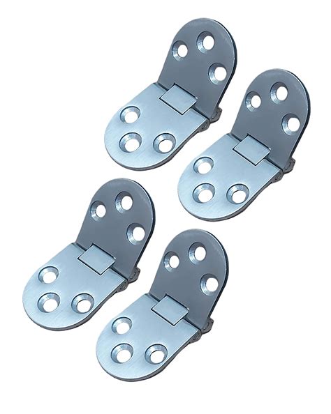 Buy QCAA Solid Brass Table Folding Flip Top Hinge, 2-3/4" x 1-7/16 ...
