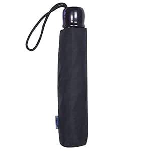 MAHADEV Steel and Crockery Ployester 3 Fold Umbrella (Black) MTAC-1 ...