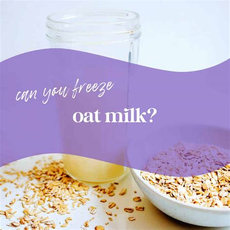 Can You Freeze Oat Milk? | Here's All You Need to Know