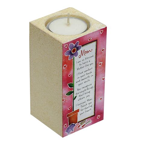 Buy Lifestyle-You™ Ceramic Tealight Candle Holder With Quotation got ...
