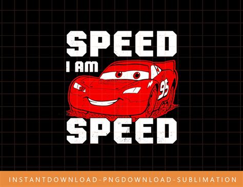 Disney Pixar Cars McQueen SPEED I Am SPEED Graphic T-Shirt p | Inspire Uplift