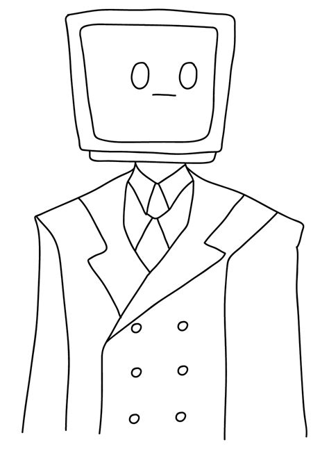 20+ TV Man Coloring Pages - Free Printable PDF & Online Coloring