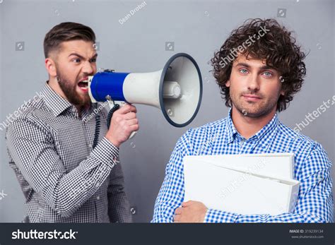 Man Yelling At Someone