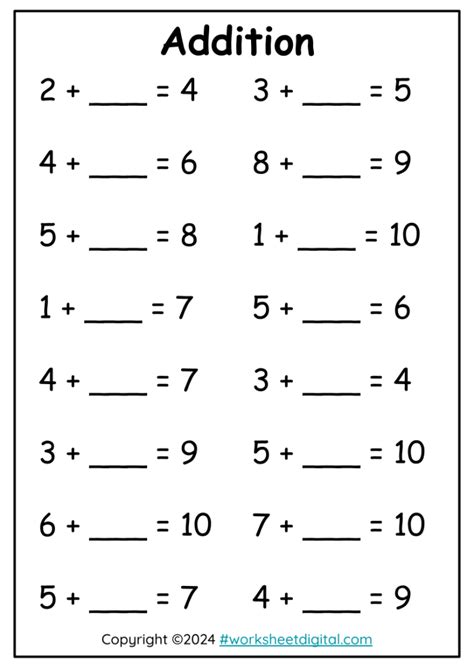 Addition Problems 的图像结果