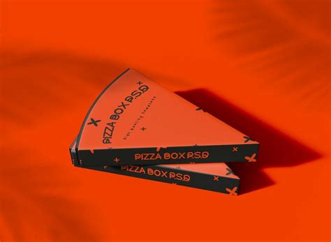 3d stacked pizza slice boxes mockups | Premium PSD