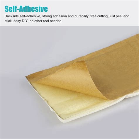 Buy 2pcs 90‘’Self Adhesive Foam Wallpaper Border, EEEkit Elegant Floral ...