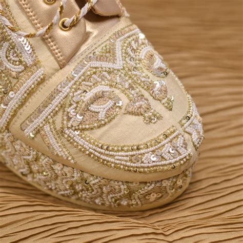 Madhuban Royal Sneakers | Peacock Handmade Wedding Shoes from India ...