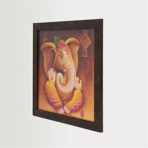 Buy Aura Wooden Ganesha Picture Frame - 35x35cm from Home Centre at ...