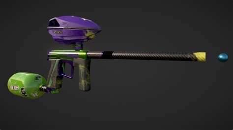 Paintball Gun - 3D model by AlanField [c45cb80] - Sketchfab