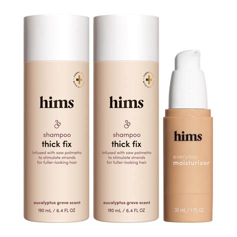 Amazon.com : hims Thick Fix Shampoo 2 Pack & Everyday Moisturizer ...