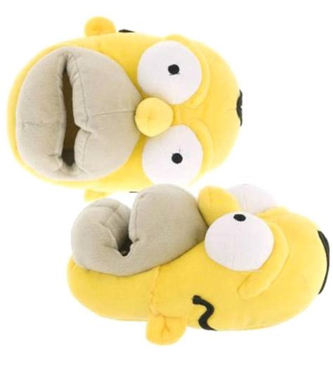 Buy Sandy Winds Unisex Kids Cotton Form Yellow Simpson Stuffed Shoes ...