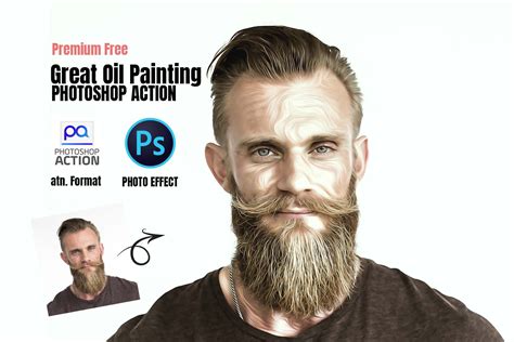 Photoshop Action - Free Great Oil Painting by Photoshop Actions