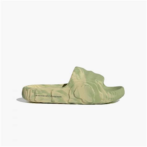 Buy Magic Lime & ST Desert Sand Adidas Originals Adilette 22 Slides for ...