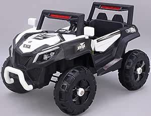 Buy Miniature Mart Kids Electric Jeep Kids Manual Driving with Foot ...