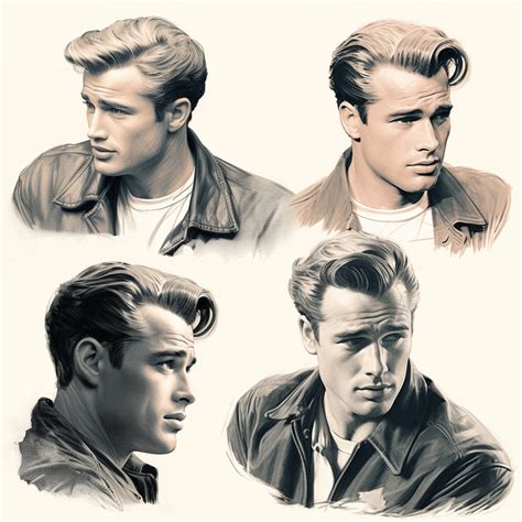 Barbershop Chart of Haircuts: 1950s Classic Cuts – VAGA men's magazine