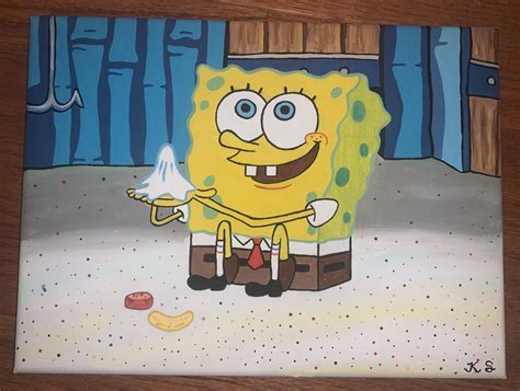 Spongebob Chip Penny Used Napkin