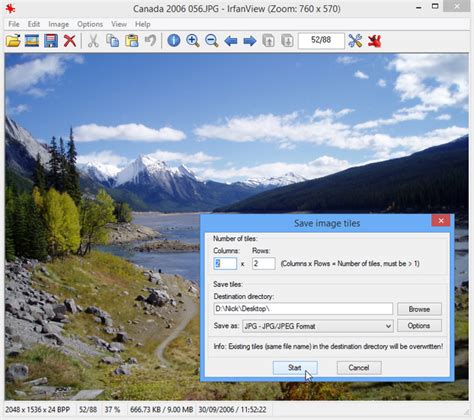 IrfanView adds new features, widens support to legacy image formats