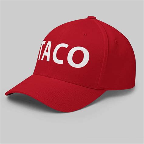 Red Taco Hat - Taco Trump always Chickens Out