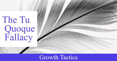 Image result for Tu Quoque Fallacy Examples