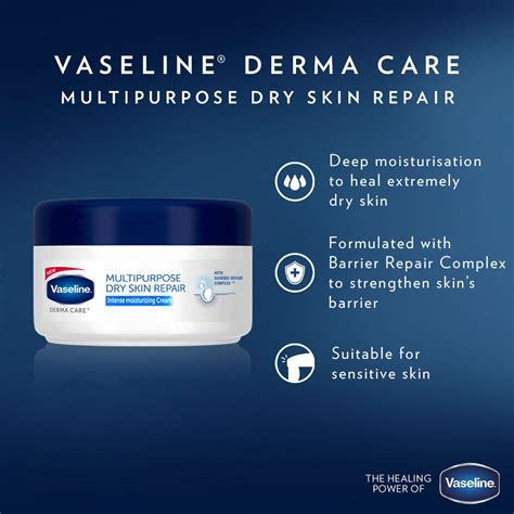 Vaseline Intense Moisturizing Cream for Dry Skin, 80 gm Price, Uses ...