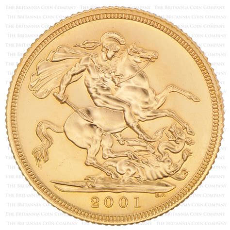 2001 Gold Sovereign : Elizabeth II | Britannia Coin Company